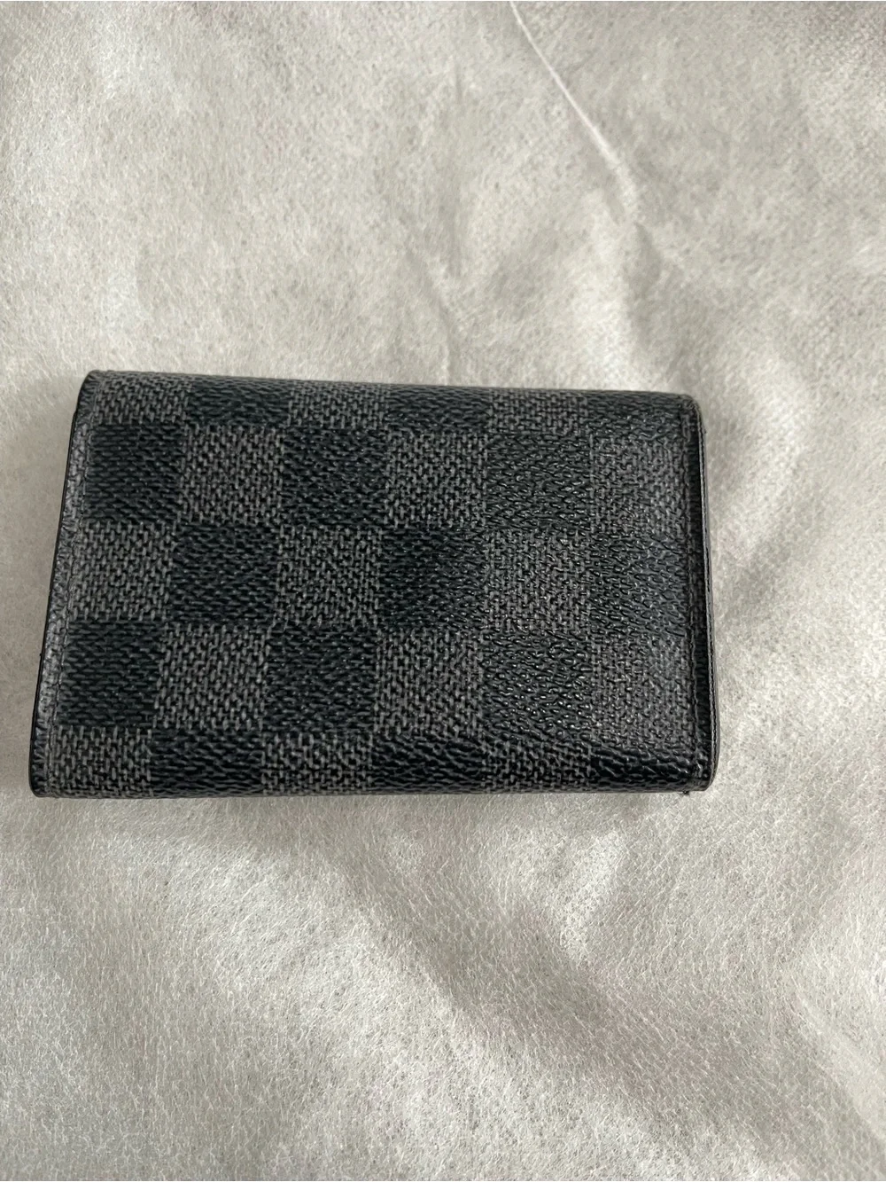 Louis Vuitton Black Damier Compact Key Holder